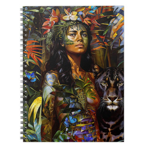 “Yaraquim” Jaguar Blossom - Women In Amazonia Notebook