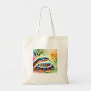 Yarara Snake 140724AREF111 - Watercolor Tote Bag