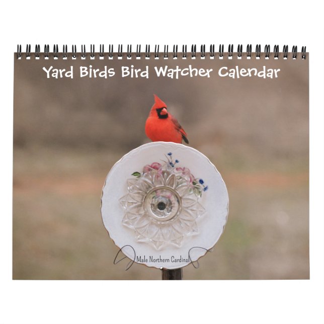 Yard Birds Bird Watcher Calendar (Cover)