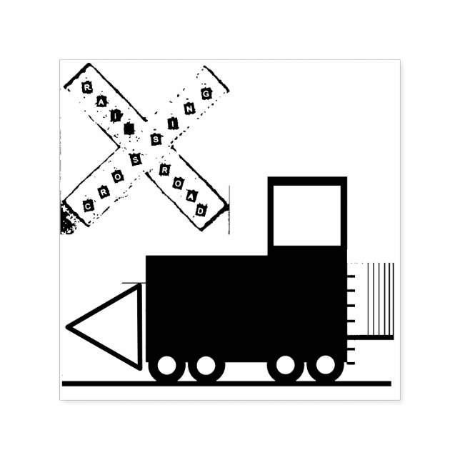 Yard diesel self-inking stamp (Design)