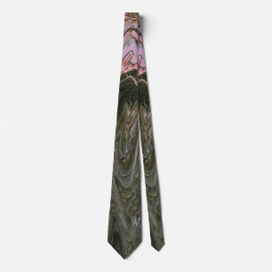 Yard Dog 3 Pink Green Fluid Abstract Tie