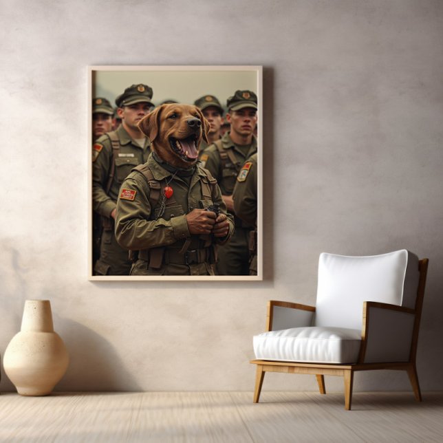 Yard Duty Now, Cuddles Later Soldier Poster (Creator Uploaded)