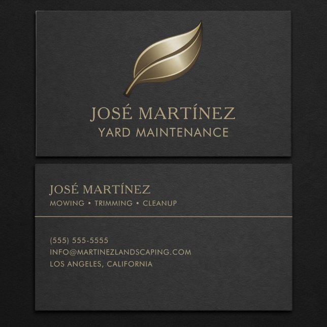 Yard Maintenance Professional Business Card (Creator Uploaded)