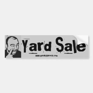 Yard Sale Bumper Sticker