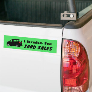 Yard Sale Cool Fun Choose a Colour Bumper Sticker