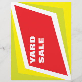 yard sale flyer