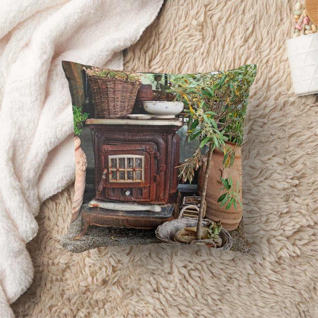 Yard Scene  Cushion (Blanket)