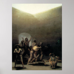 'Yard with Lunatics' Poster