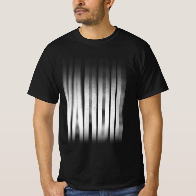 Yardie Blurred Effect Typography Reggae T-Shirt (Front)