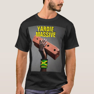 YARDIE MASSIVE. Basic Dark T-Shirt
