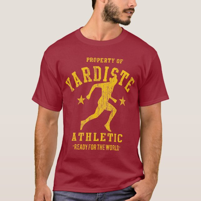 yardiste yellow 2012 athletic dept dist T-Shirt (Front)