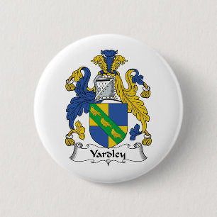 Yardley Family Crest 6 Cm Round Badge