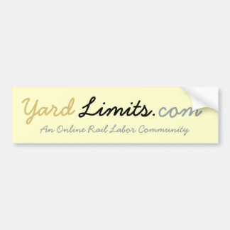 YardLimits.com Bumper Sticker