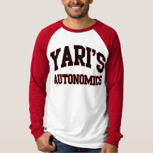 Yari's Autonomics softball team t shirt
