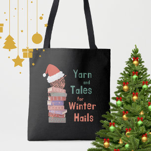 Yarn and Tales for Winter Hails Christmas  Crossbody Bag