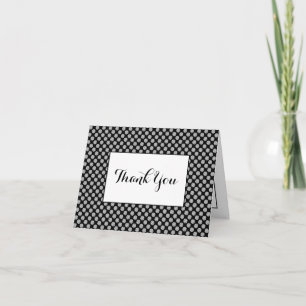 Yarn Balls Pattern + Your Text Craft Maker Thank You Card