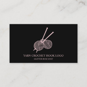 Yarn Crochet Hook Business Card