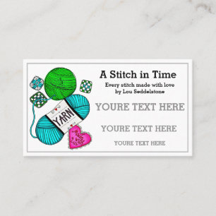 Yarn / Crochet / Knit Business Card