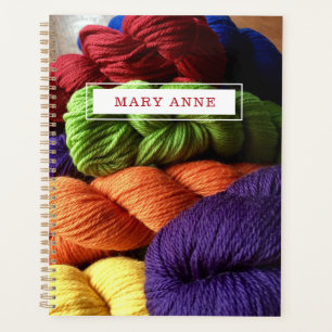 Yarn Crochet Knit Personalised Planner
