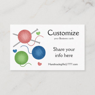 Yarn/Crochet/Knitting Business Cards