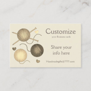 Yarn/Crochet/Knitting Business Cards