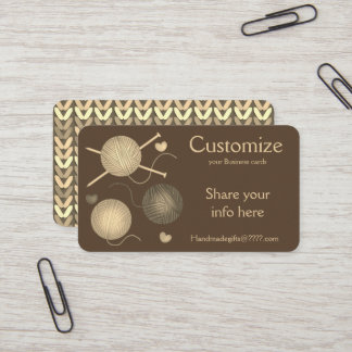 Yarn/Crochet/Knitting Business Cards