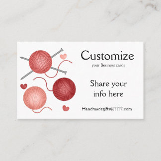 Yarn/Crochet/Knitting Business Cards