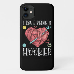 Yarn Crocheting Knitting Day iPhone 11 Case