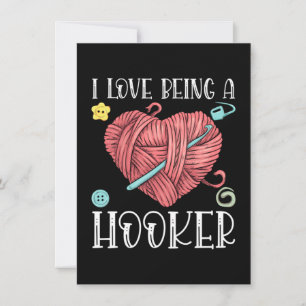 Yarn Crocheting Knitting Day Thank You Card