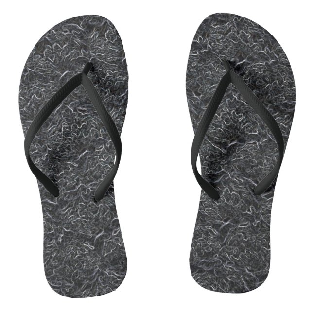Yarn Fibre Art "Twisted Mess" Thongs (Footbed)