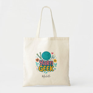 Yarn Geek Personalized Tote Bag