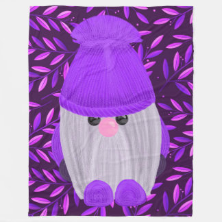 Yarn Gnome by Brittyliz  Fleece Blanket