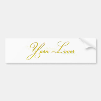Yarn Lover Bumper Sticker