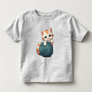 Yarn Play - kitten Toddler T-Shirt