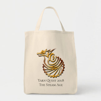 Yarn Quest The Steam Age Tote Bag