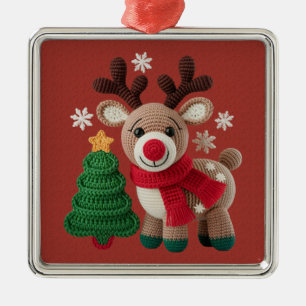 Yarn Rudolph Ornament