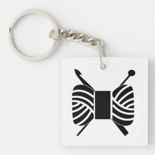 Yarn Skein Knit Crochet Crafts Key Ring