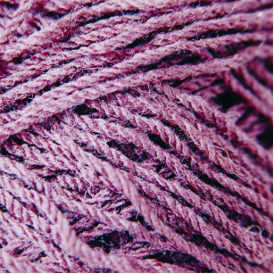 Yarn threads close-up photo custom standing photo sculpture