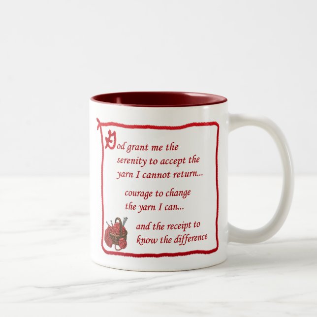 Yarnaholic mug (Right)