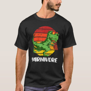 Yarnivore Crochet Dinosaur Knitting Dino Crochetin T-Shirt