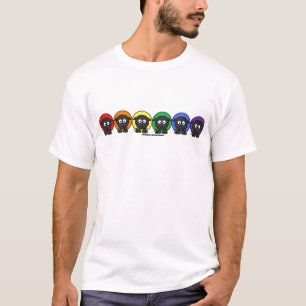 Yarnoholics Anonymous Fluffy Rainbow Sheep T-Shirt