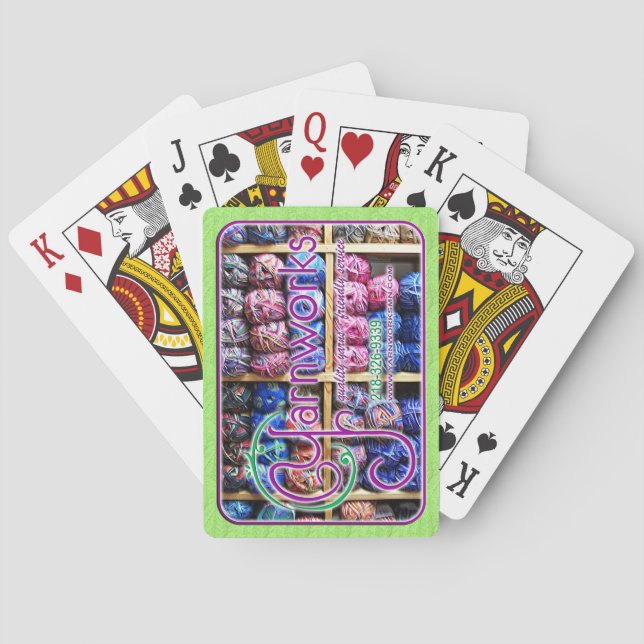 Yarnworks Bicycle Playing Cards (Back)