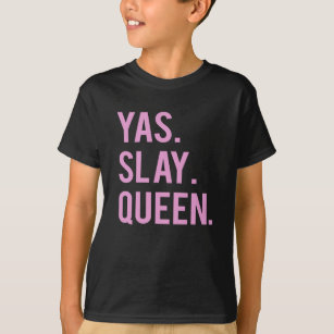 Yas Slay Queen Print 2 T-Shirt