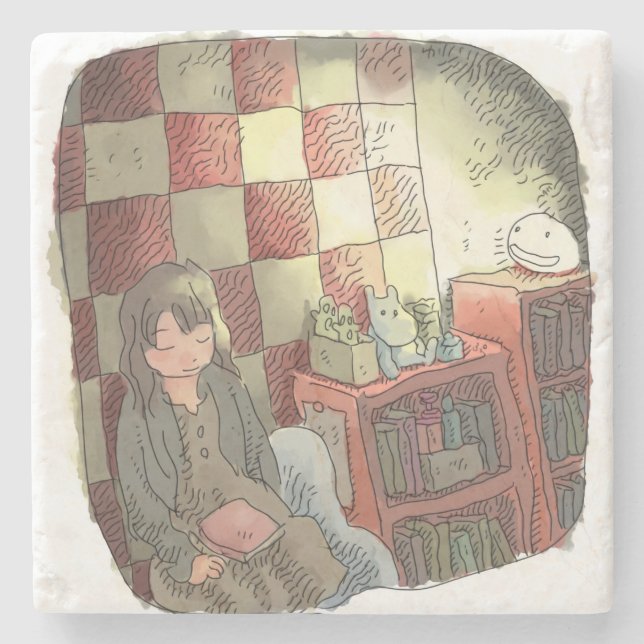 Yasashiniji Stone Coaster (Front)