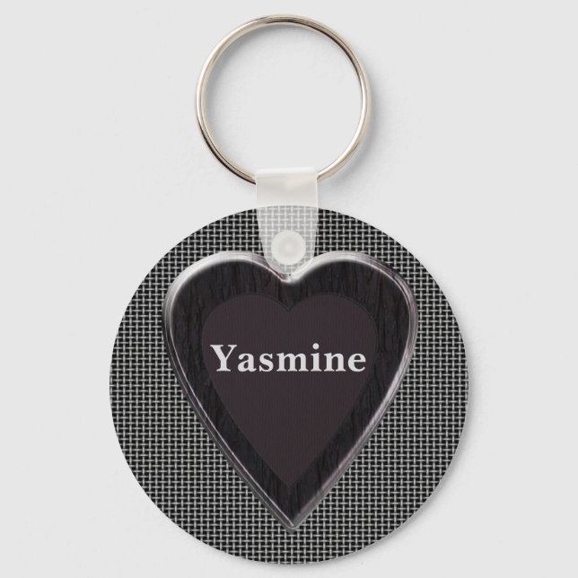 Yasmine Stole My Heart Keychain (Front)