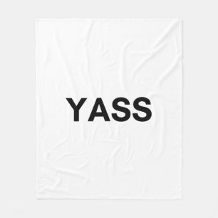 yass fleece blanket