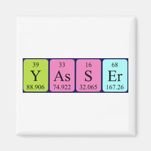 Yasser periodic table name magnet