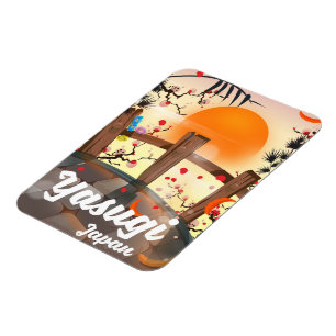 Yasugi Japan Blossom garden Magnet