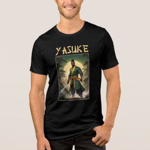 Yasuke Black Samurai Martial Art Tri-Blend Shirt