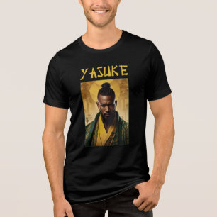 Yasuke Martial Arts Samurai  Tri-Blend Shirt
